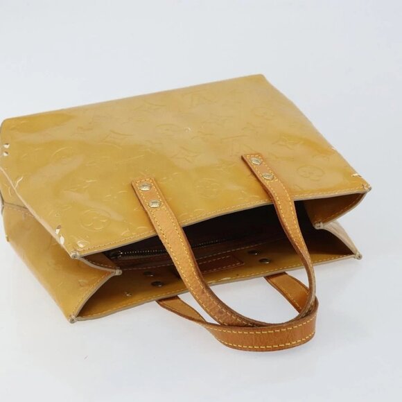 LOUIS VUITTON Monogram Vernis Reade PM Hand Bag Beige - Picture 6 of 16